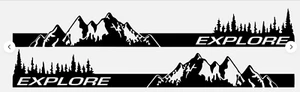 Any Ute 4x4 Side Stripes Graphics Both Sides Decals Stickers - Bild 1 von 4