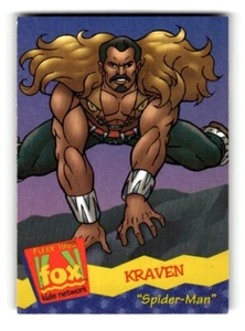 1995 Fox Kids Network Spider-Man Collectible Trading Card #73 Kraven - Picture 1 of 4