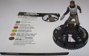 KLINGON LIEUTENANT 008 Star Trek Away Team Wizkids HeroClix - Picture 1 of 1