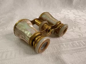 Vintage Lemaire Paris Mother of Pearl Opera Glasses - Picture 1 of 12