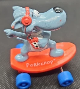 Figura de acción Porkchop Nickelodeon Skateboarding Hardees 2" de alto 1994 - Imagen 1 de 7