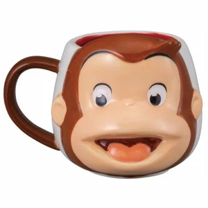 CURIOUS GEORGE CERAMIC 3D FACE MUG 350ML IN GIFT BOX UNIVERSAL STUDIOS LICENSED - Picture 1 of 3