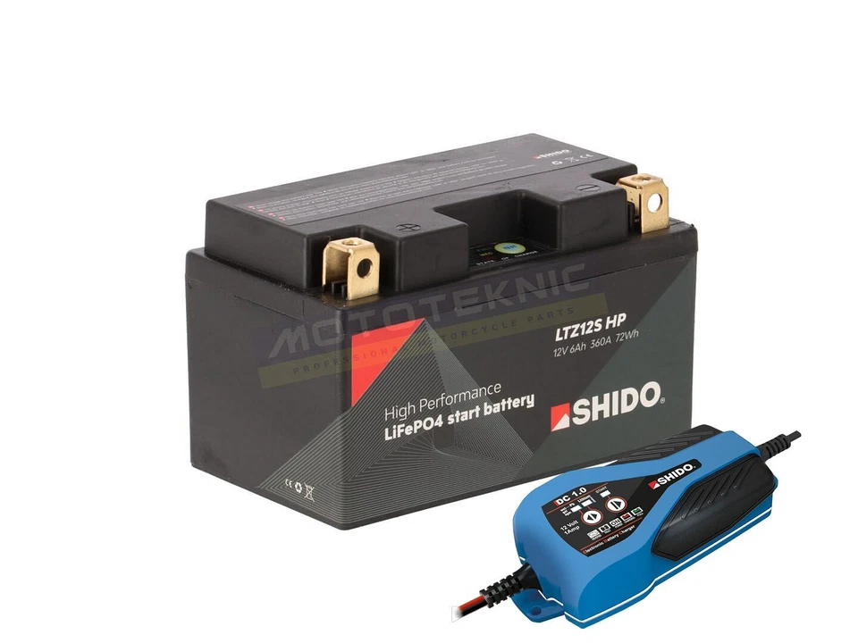 Honda VTR 1000SP SP2 2002-06 Shido High performance Lithium Battery & Charger - Image 1 of 1