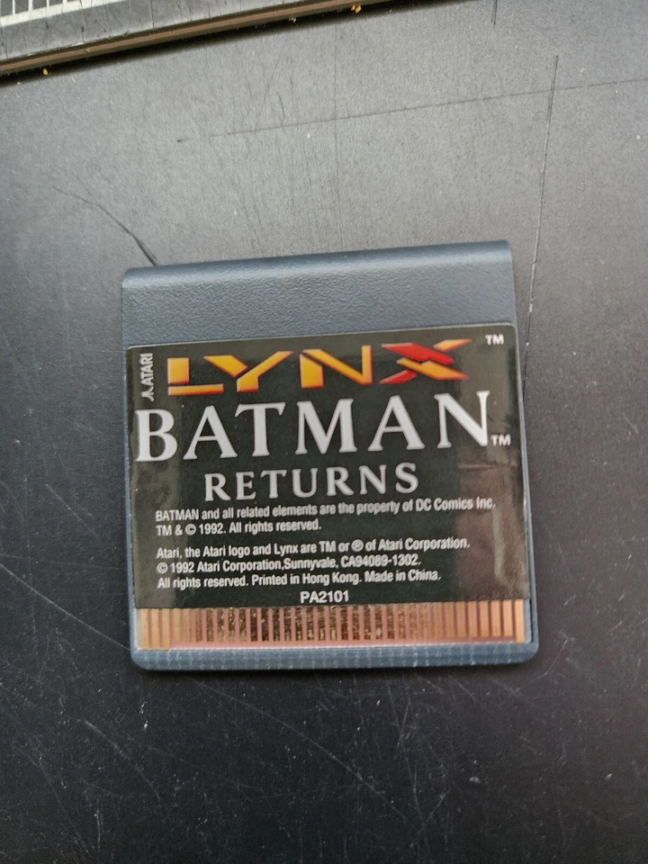 Batman Returns Atari Lynx 1992 Video Game Cartridge Only TESTED - Image 1 of 2