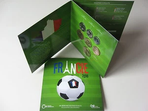 TSCHECHIEN 2016 KMS MÜNZEN SATZ COIN SET ST BU - UEFA FUßBALL EM IN FRANKREICH - - Picture 1 of 4