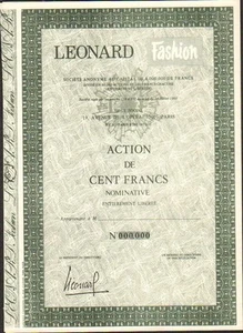 RARE => LEONARD Fashion (P) - Bild 1 von 1