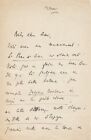 Georges LE CARDONNEL lettre autographe signée à Paul Fort Si Peau d'âne...