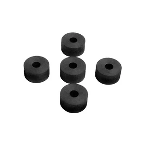 Flat Rubber Washers. 1/4" I.D., 3/4" O.D., 3/8" thick - Imagen 1 de 1