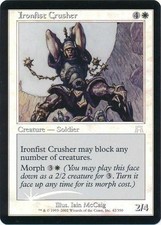 Ironfist Crusher - Foil Played MTG Onslaught Magic 2B3