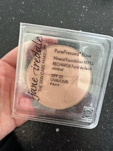 Jane Iredale Pura Base Pressata Fondotinta Minerale Ricarica - Beige Chiaro - Foto 1 di 3