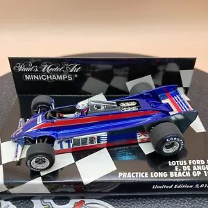 MINICHAMPS 1/43 Lotus Ford 88 Practice Angelis #11 Long Beach GP 1981 400810011 - Picture 1 of 11