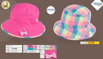 TUTU Frühling Sommer WENDEMÜTZE Mädchen Sonnenhut Cap 100% Baumwolle UV +50 SONNENSCHUTZ