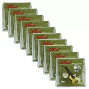 10Sets Alice Ukulele Strings Soprano Black Nylon BFDA 4 Strings Set AU02 - Picture 1 of 5