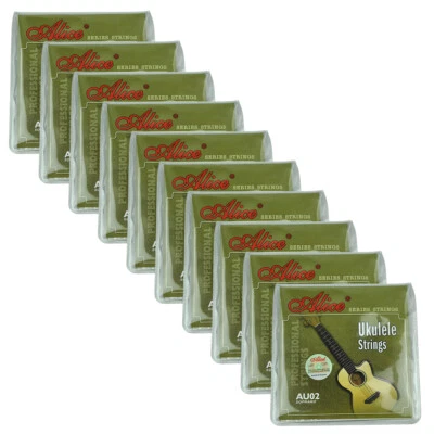 10Sets Alice Ukulele Strings Soprano Black Nylon BFDA 4 Strings Set AU02 - Image 1 of 4