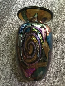 Mad Art Glass studio art glass vase Mad Art studios vase - Picture 1 of 14