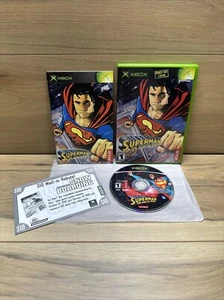Wow N/M 💿 Superman: The Man of Steel (Microsoft Xbox, 2002) 💯complete - Picture 1 of 9