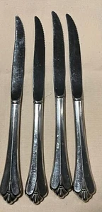 4 Steak Knives Oneida ROYAL FLUTE Community Stainless Serrated 9" - Picture 1 of 4
