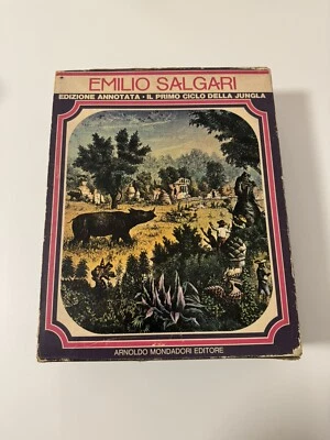 EMILIO SALGARI - PRIMO E SECONDO CICLO DELLA JUNGLA - EDIZIONE ANNOTATA - Immagine 1 di 4