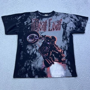 Meat Loaf 2010 Hang Cool Tour Shirt L Black Double Sided Motorcycle Concert Tee - Picture 1 of 12