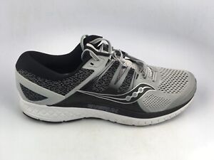 Saucony Mens Omni ISO S20442-2 Grey Black Running Shoes Sneakers Size 14 M