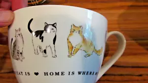 *Portobello von Inspire Home Is Where My Cat Is Bone China XL Kaffeebecher/Teetasse - Bild 1 von 3