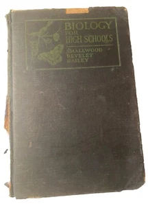 Biology For High schools Textbook By WM Smallwood Antique Book - Picture 1 of 9
