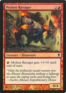 MTG - Zendikar - Molten Ravager - 2X - Foil - NM - Picture 1 of 1