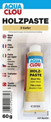 Clou Holzpaste 60 g kiefer Holzspachtel Spachtelmasse Holzkitt - Bild 1 von 3