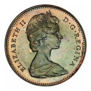 1967 Royal Canadian Mint Canada Silver 10 Cents PCGS PL65 Excellent Toning - Picture 1 of 4