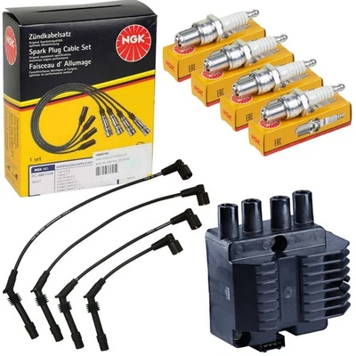 NGK Ignición + Bobina + Velas Apto para 1.2+1.4 Opel Corsa B Vectra Combo - Imagen 1 de 4