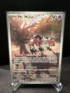 Pokemon Scarlatto e Viola: 151 #179/165 Mr. Illustrazione Mimo Rara Holo - Foto 1 di 2