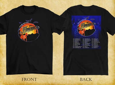 2 Sides America The Band The Encore Tour 2025 Shirt Black Unisex S-5XL 1A0181 - Image 1 of 4