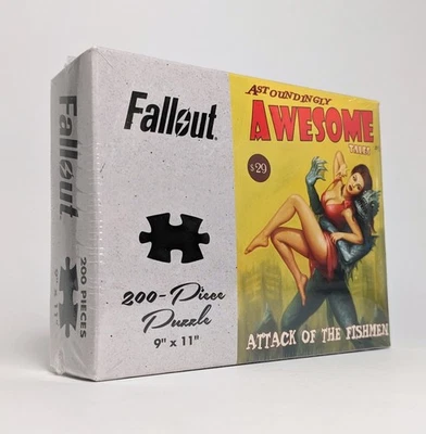 Rompecabezas Fallout 200 piezas - El ataque de los hombres pescadores - NUEVO SELLADO - Criatura Foto 1 de 3
