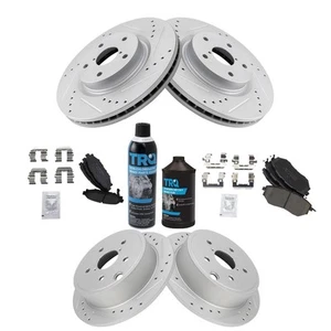 TRQ BKA45655 Brake Kit For Subaru WRX 2015-2019 Front Rear 26296AG000 - Picture 1 of 12