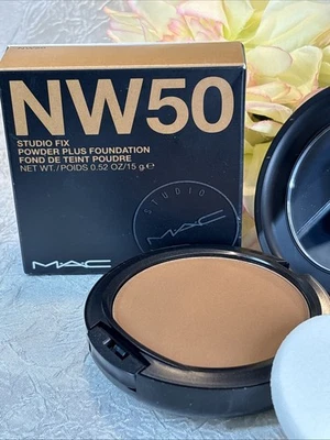 MAC Studio Fix Powder Plus Foundation NW50 ORIGINAL FORMULA Full Size NIB FreeSh - Image 1 of 2