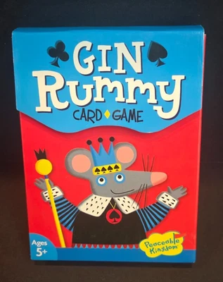 Juego de cartas Gin Rummy para niños - Peaceable Kingdom - 2016 - Edad 5+ (sellado de fábrica) Foto 1 de 4