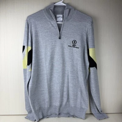 Open Collection By Lyle & Scott Sweater Wool Mens Med The 148th Royal Portrush - Image 1 of 4