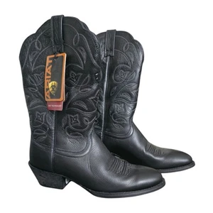 Stivali Ariat Western stile nero 10001037 UK 3,5 M nuovi con leggero difetto vedi info - Foto 1 di 14