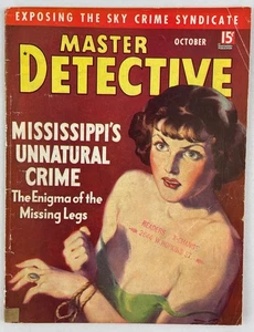 Master Detective Magazine, October 1935, Vintage True Crime Stories, Pulp - Imagen 1 de 5