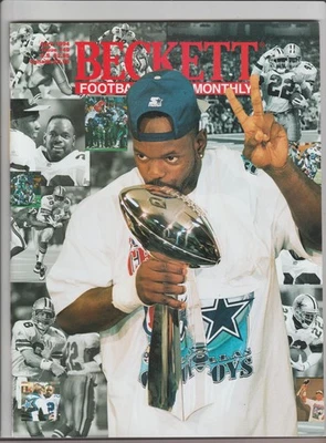 EMMITT SMITH BECKETT MAGAZINE APRIL 1994 FOOTBALL CARD PRICE GUIDE #49 COWBOYS - Image 1 of 2