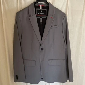 Victorinox Gray Tailored Jacket Wool Blend XL - Picture 1 of 7