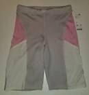 Urban Outfitters Girls Activewear Shorts Gray Pink Color Block Stretch M New