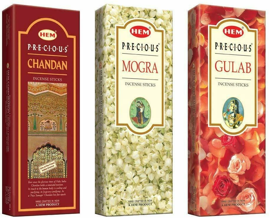 Hem Precious Eco Friendly Incense Black Sticks Family Pack Contains 3 Fragrance - Image 1 of 1