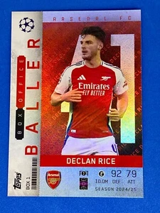 Declan Rice Match Attax 24/25 Box Office Baller Limited Edition Football Card - Picture 1 of 1