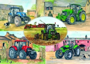 Modern Tractors Future Classics 2 by Sue Podbery 1000 Piece Jigsaw 690mm x 480mm - Picture 1 of 1