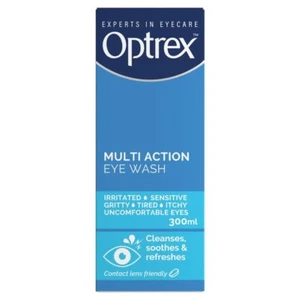 Optrex Multi Action Eye Wash 300ml for Refreshing Eyes and Eye Bath - Picture 1 of 1