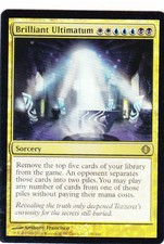 1 x FOIL Brilliant Ultimatum rare sorcery from Shards of Alara (MTG)