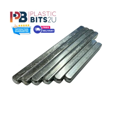 Door Handle Spindle Bar Square Rod Through Door 8mm x 90-140mm Lever Knob, PVC - Image 1 of 4