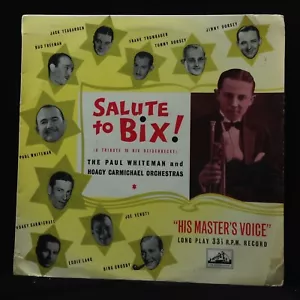 Paul Whiteman/Hoagy Carmichael-Salute To Bix!-His Master's Voice 1106-10 INCH - Picture 1 of 4