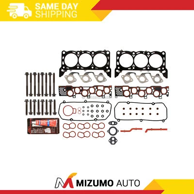 Juego de pernos de junta de culata para Ford Windstar V6 97-98 3,8 OHV VIN 4 con admisión de 3 mm Foto 1 de 4